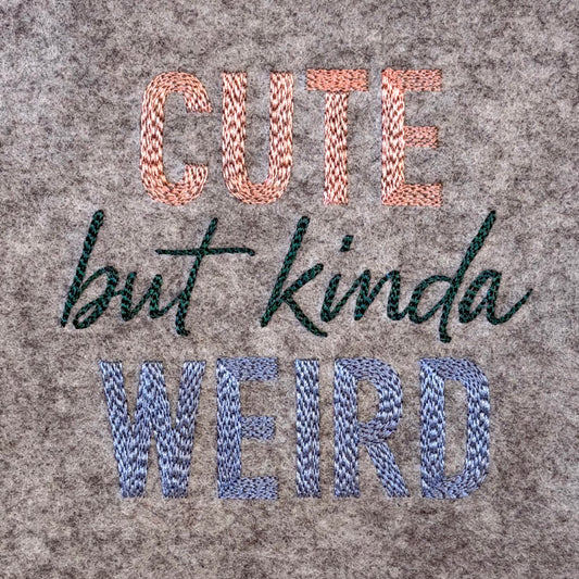 Mehrzwecktäschchen "cute but kinda weird"