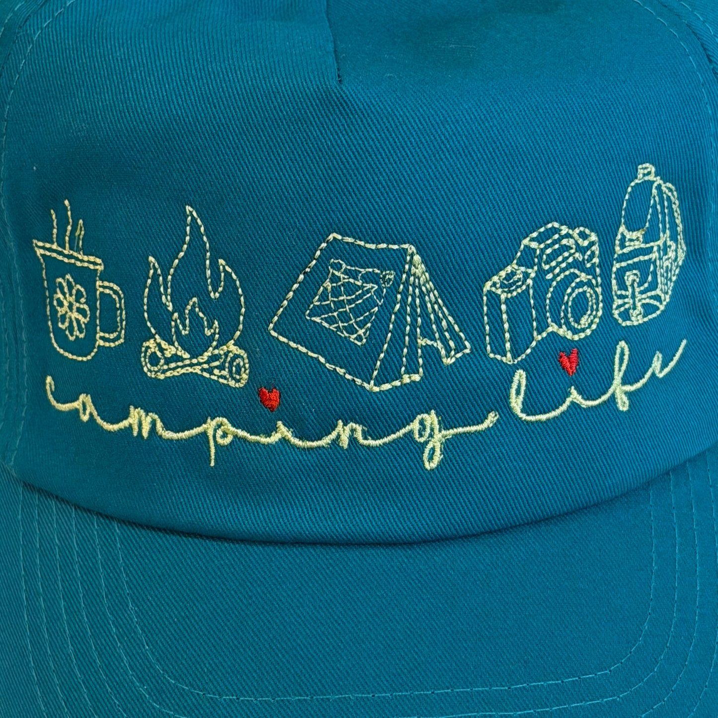 Cap petrol "camping life"