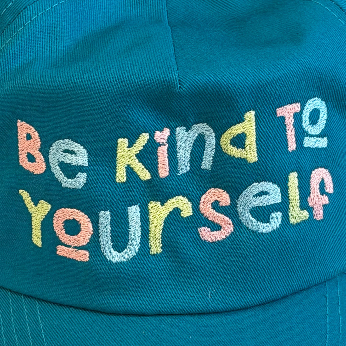 Cap petrol "be kind to yourself"