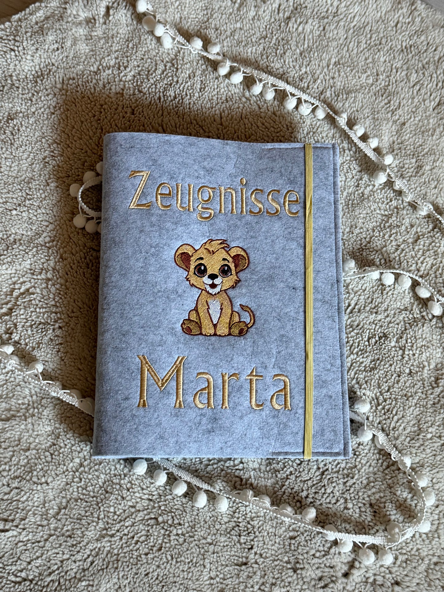 Zeugnishülle "Löwe"