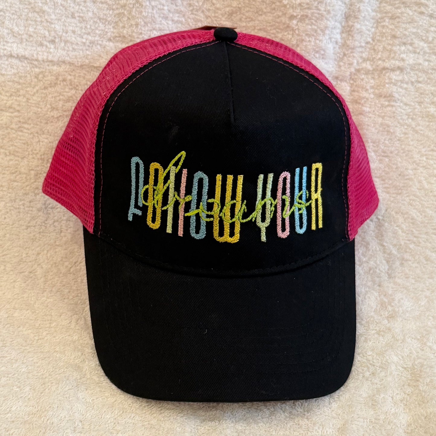 Cap black/pink "follow your dreams"