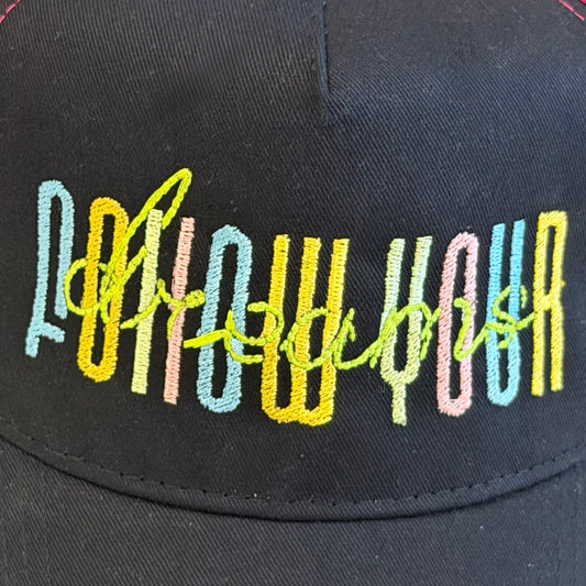 Cap black/pink "follow your dreams"