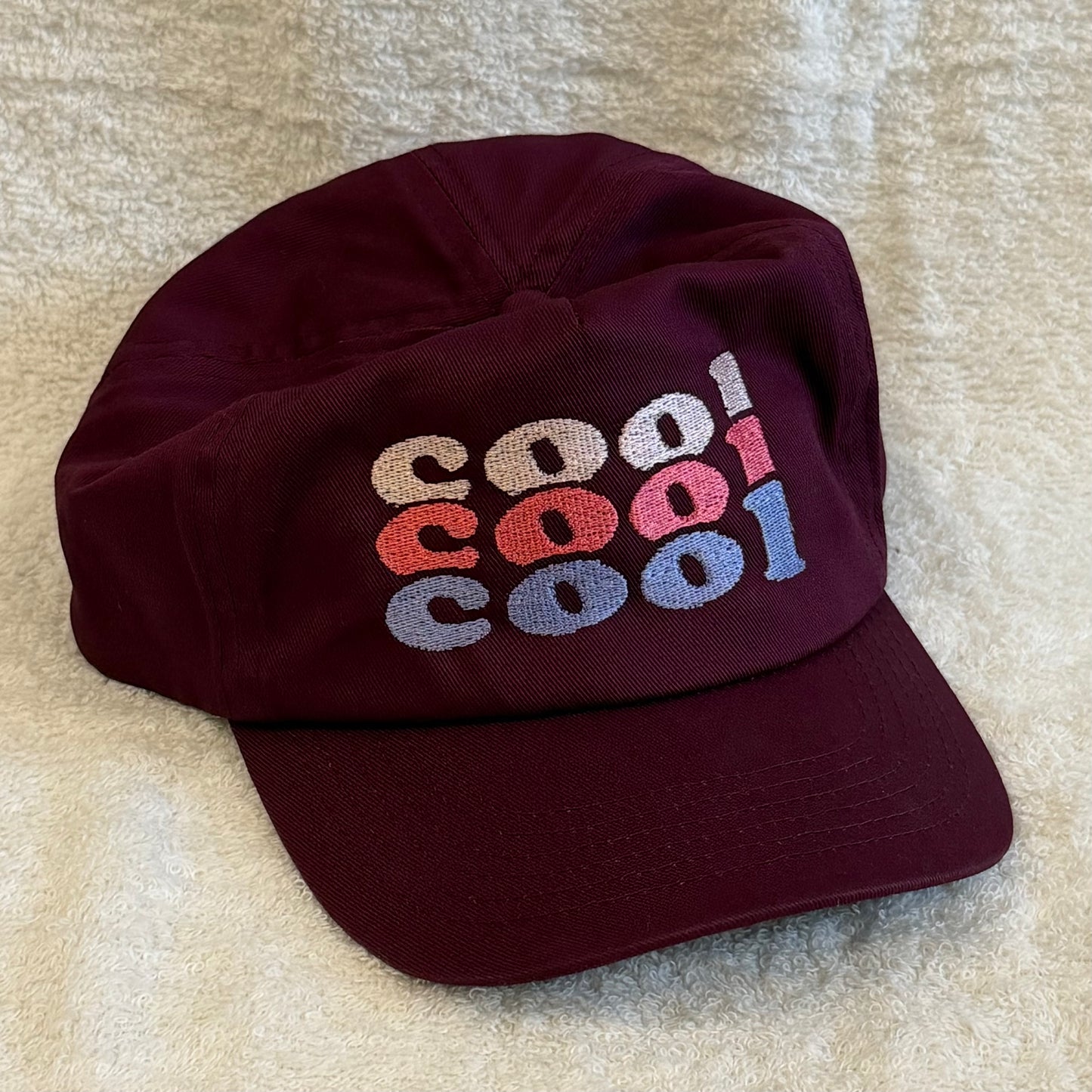 Kappe "Cool Stacked" burgundy