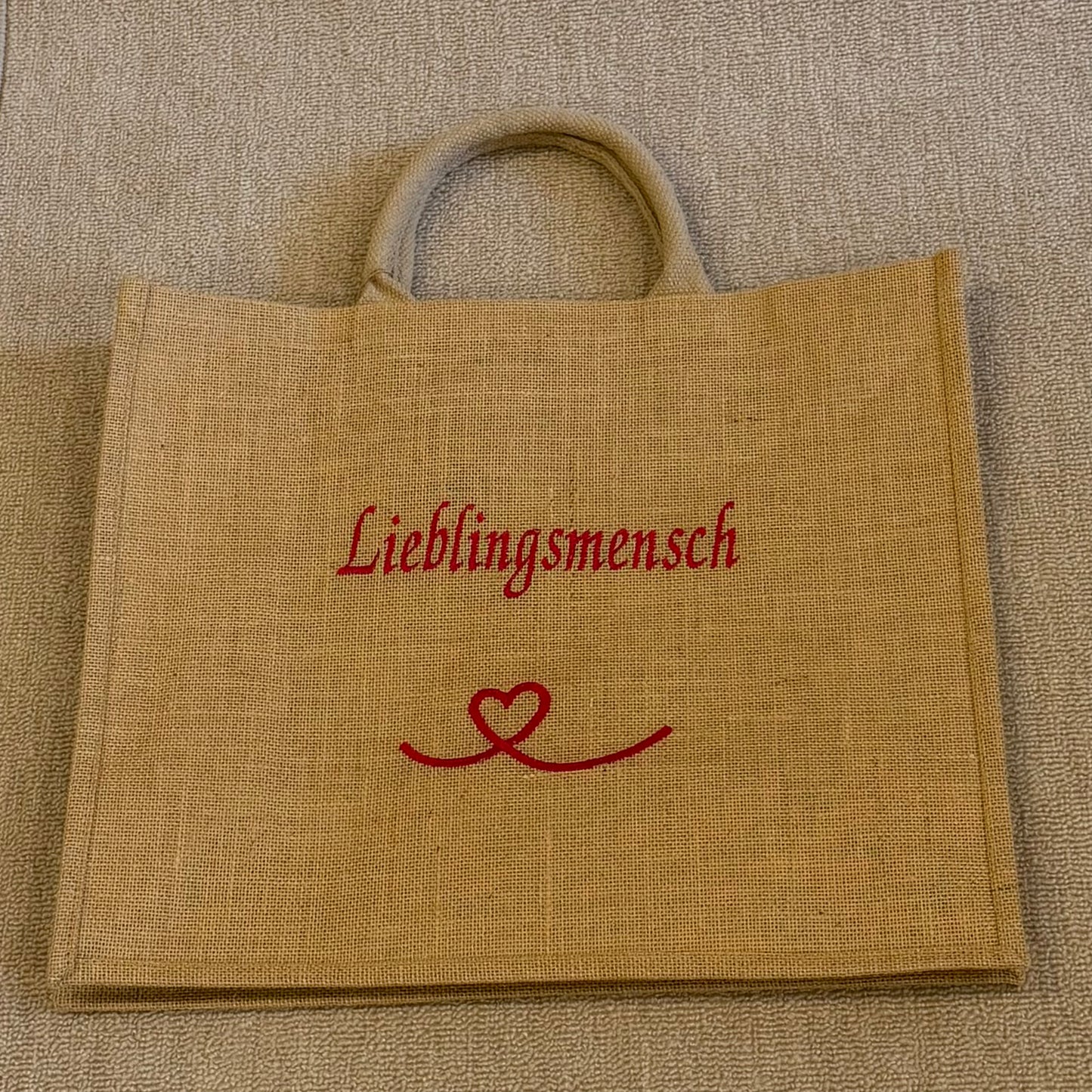 Jute Shopper "Lieblingsmensch"