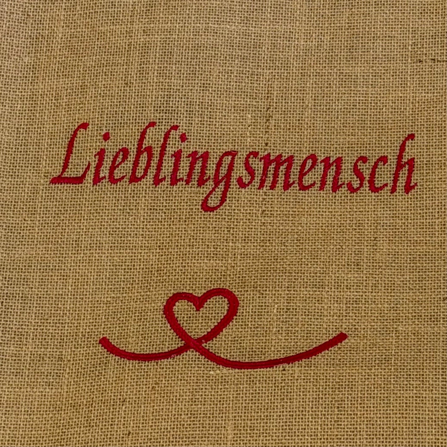 Jute Shopper "Lieblingsmensch"