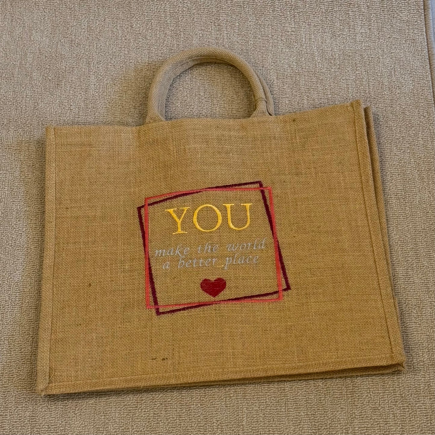 Jute Shopper "You"