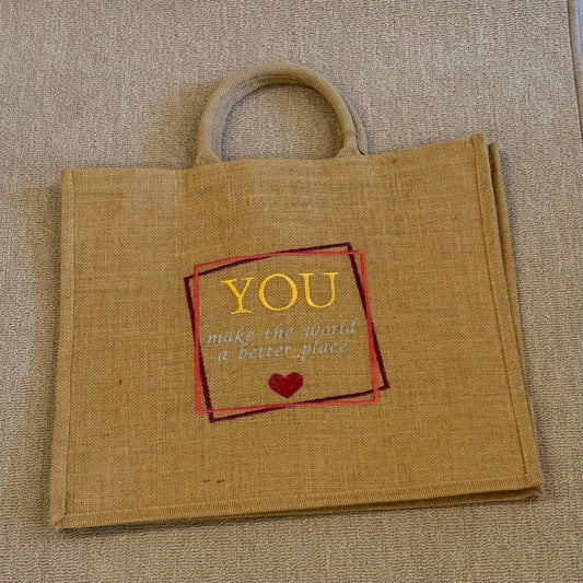 Jute Shopper "You"