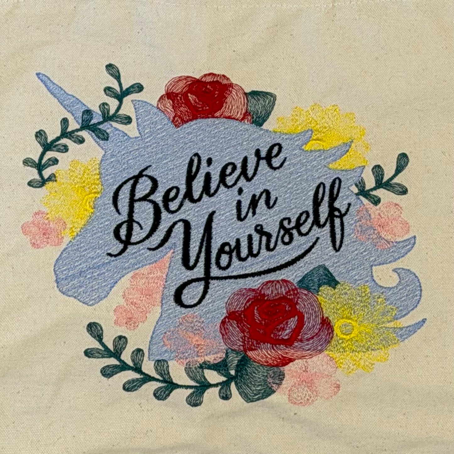 Canvas Shopper "Believe in Yourself"