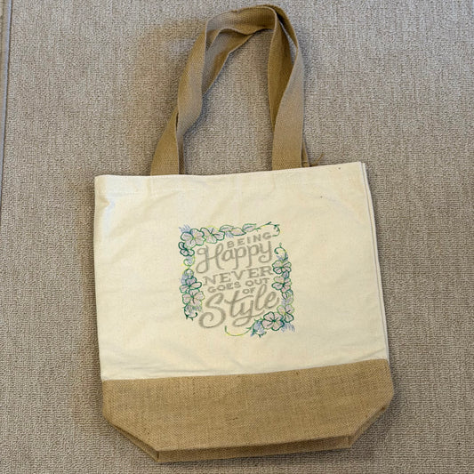 Canvas Shopper "being happy"