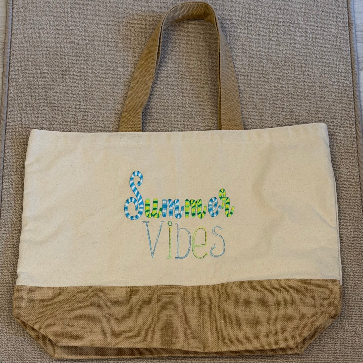 Canvas Shopper "Summer Vibes"