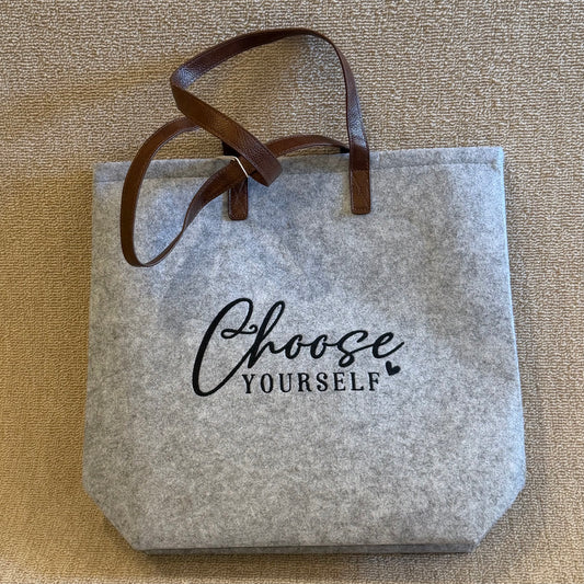 Filz Shopper "Choose Yourself"