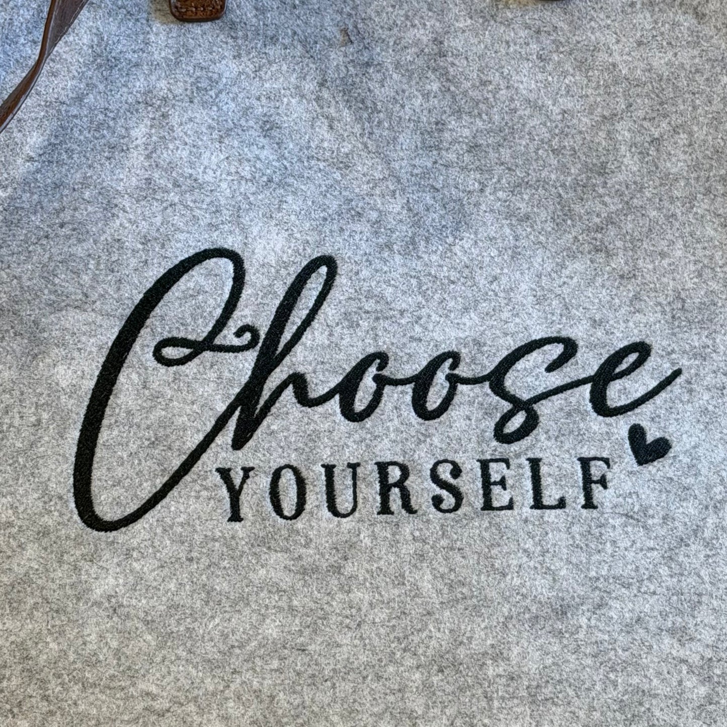 Filz Shopper "Choose Yourself"
