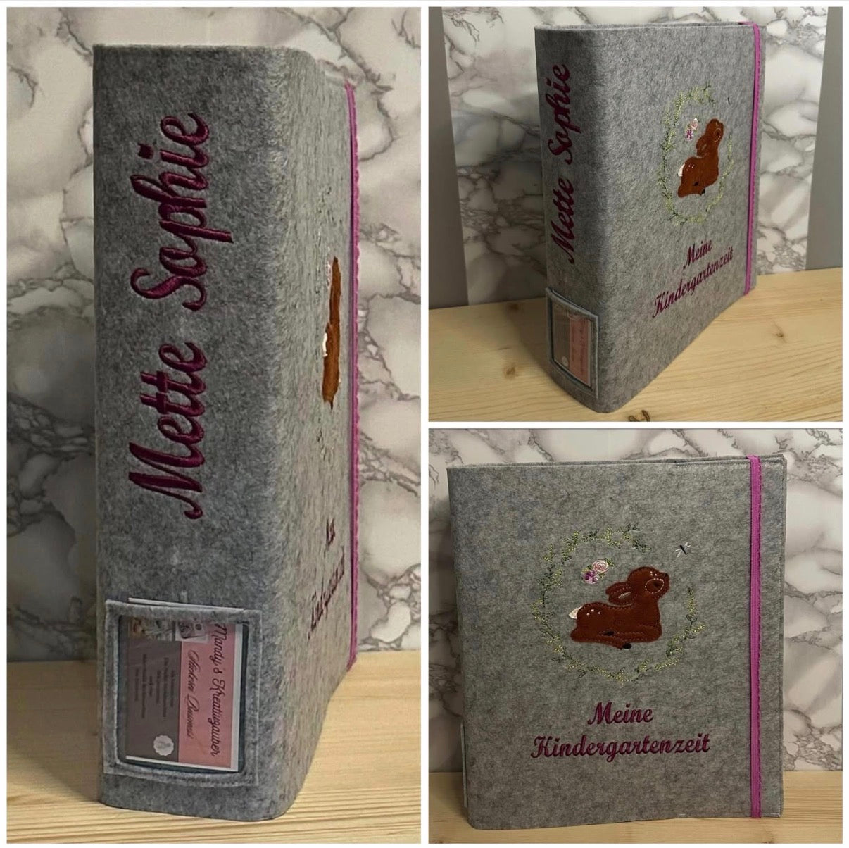 Portfolio-Hülle "Reh"
