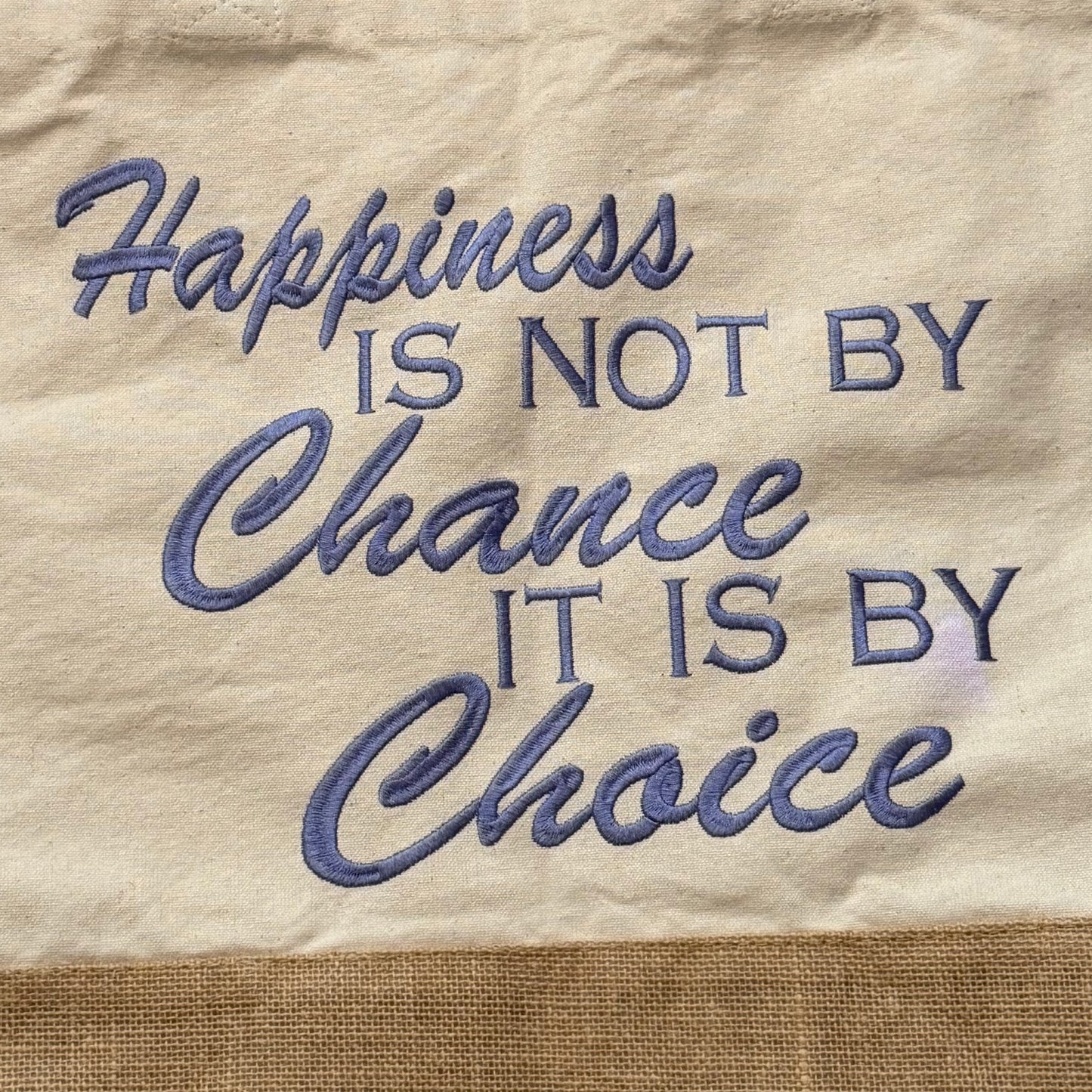Canvas Shopper "Happiness"