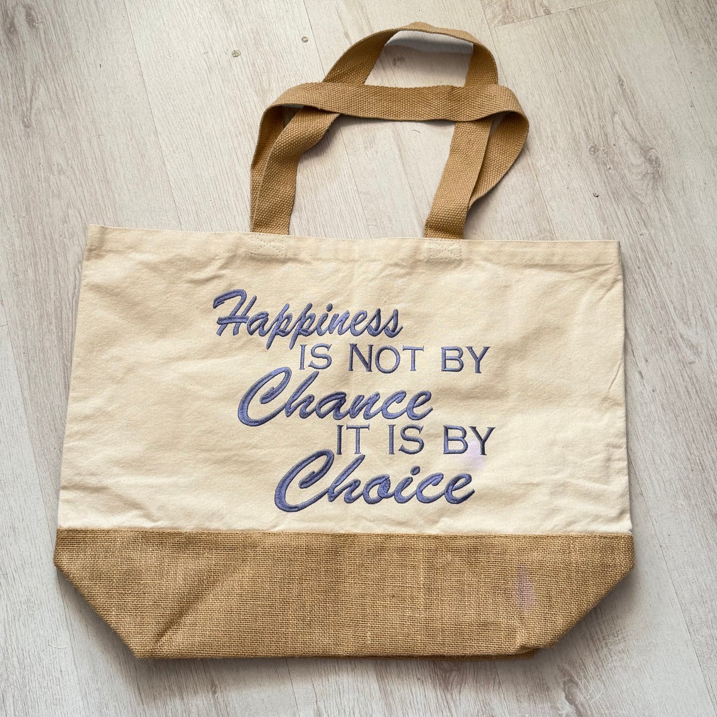 Canvas Shopper "Happiness"